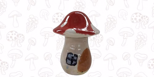 Paint Your Own Mushroom Jar