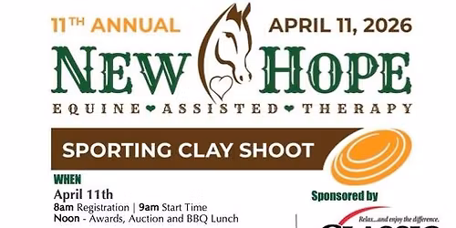 New Hope 11th Annual Sporting Clay Shoot - Sponsored by Classic Chevrolet