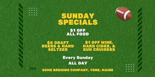 Sunday Specials