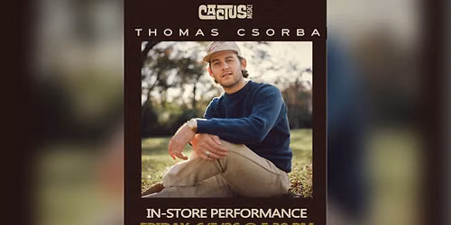 Thomas Csorba Album Release In-Store Performance 