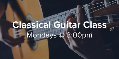 Classical Guitar Class with Sergio Frias