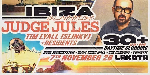 Ibiza Classics: Judge Jules