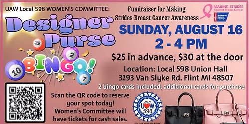 Designer Purse Bingo
