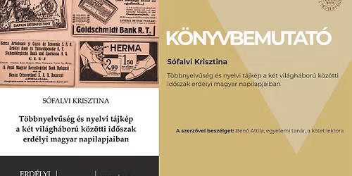 S\u00f3falvi Krisztina k\u00f6tet\u00e9nek bemutat\u00f3ja