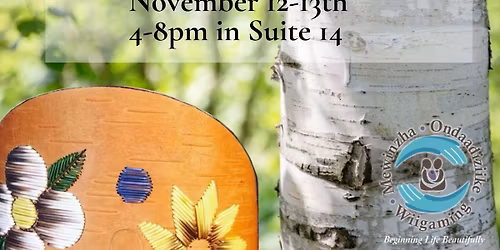 Birchbark Brooch Class with Tallie