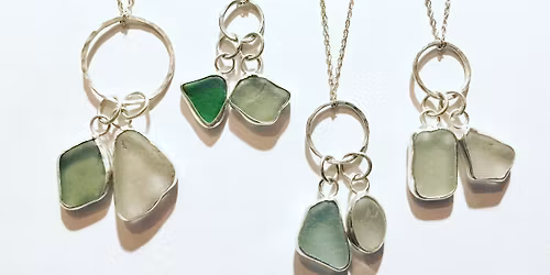 Sea glass setting workshop - Mon 15 Dec - 9:30am - 1pm - Yardley Hastings - \u00a375