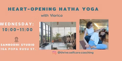 Heart-Opening Hatha Yoga @Sambodhi Studio, Bucharest