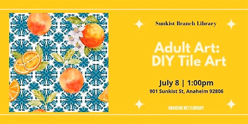 Adult Art: DIY Tile Art