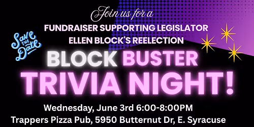 BLOCKbuster Trivia FUNdraiser supporting Ellen Block 