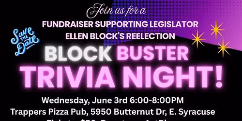 BLOCKbuster Trivia FUNdraiser supporting Ellen Block 