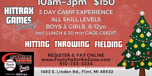 Baseball & Softball Christmas Break Camp