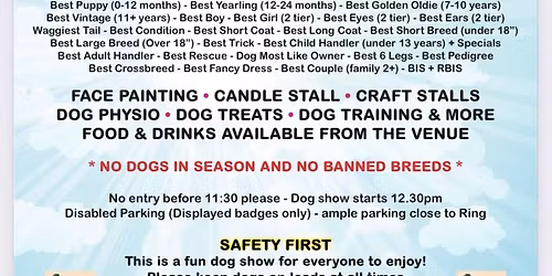 GRIFFS OUTDOOR FUN DOG SHOW 