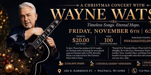 Concert With Wayne Watson