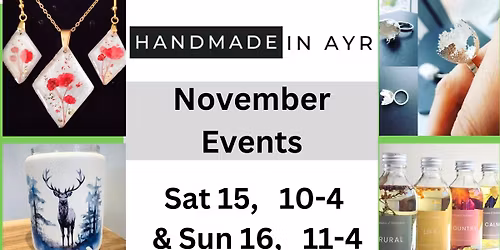 Handmade in Ayr Christmas Shopping Evening