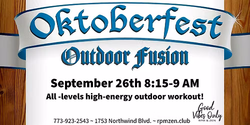 Oktoberfest Outdoor Fusion at Good Vibes Only