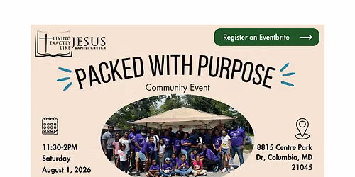 LELJBC's "Packed with Purpose\u201d Community Event 2026