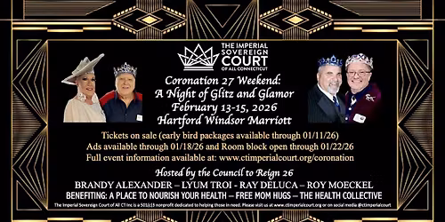 ISCofAllCT\u2019s \u201cCoronation 27 : A Night of Glitz and Glamor\u201d