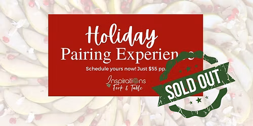 Holiday Pairing Class (SOLD OUT)