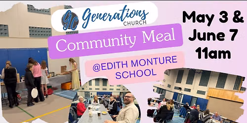 Community meal at Edith Monture
