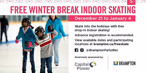 Free Winter Break Indoor Skating