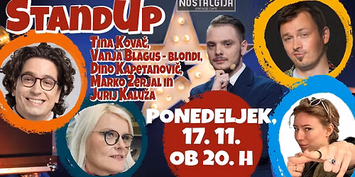 STAND UP VE\u010cER 
