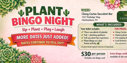 Plant Bingo