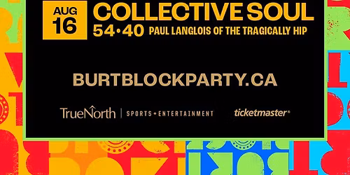Burt Block Party: Colin James & Streetheart