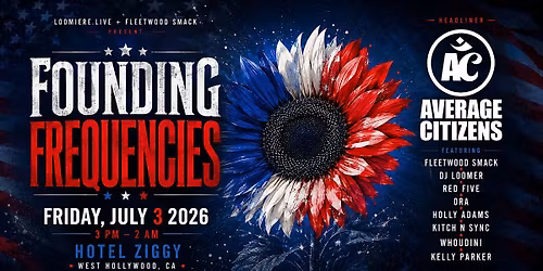 Founding Frequencies at Hotel Ziggy by Loomiere.live and Fleetwood Smack