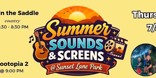 Summer Sounds & Screens - 7\/9