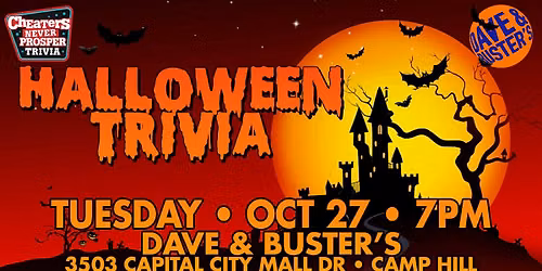 Halloween Trivia at Dave & Buster's - Camp Hill