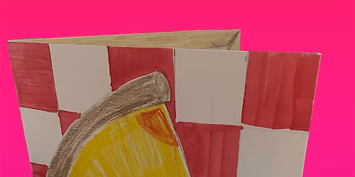Kid's Studio Class - Pizza box cards