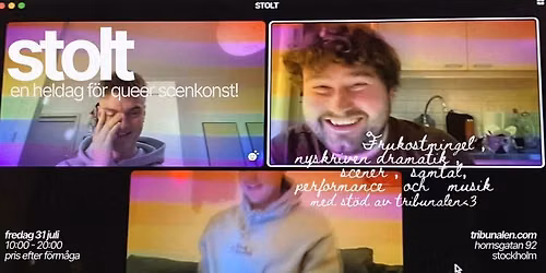 stolt - en heldag f\u00f6r queer scenkonst