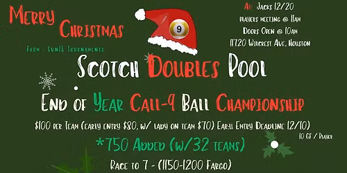 Pre-Christmas Scotch Doubles!