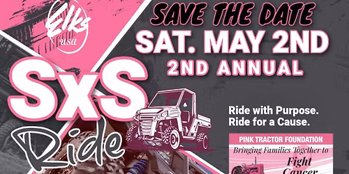 2nd Annual Indianola Elks Lodge SxS Ride