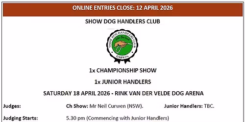 SDHC: 1x CH SHOW & JUNIOR HANDLERS
