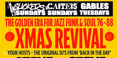 Xmas Revival #4- Peterborough's Jazz Soul & Funk party