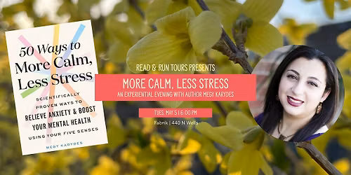 More Calm, Less Stress: An Experiential Evening with Author Megy Karydes