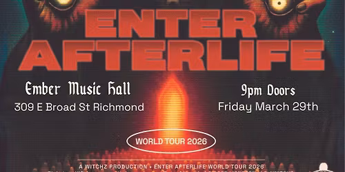 WITCHZ PRESENTS ENTER AFTERLIFE WORLD TOUR 2026