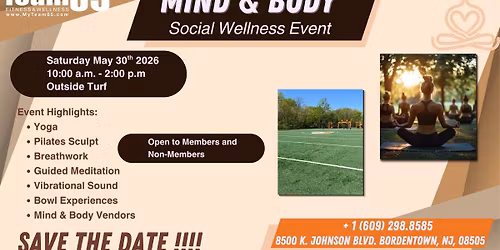 Mind and Body Social Wellness Event 