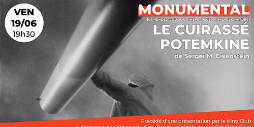 MONUMENTAL : Le Cuirass\u00e9 Potemkine de Sergei M. Eisenstein