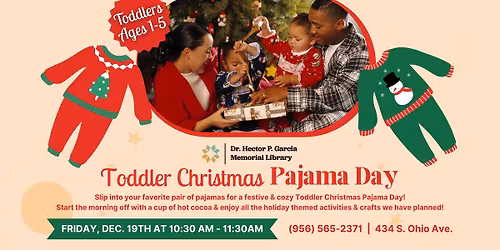 Christmas Toddler Pajama Day