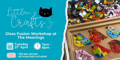 Spring Glass Fusion Workshop at The Moorings, Barrow