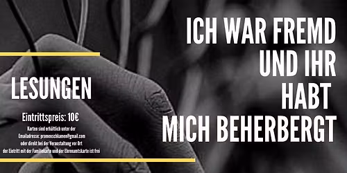 Lesung "Ich war fremd und ihr habt mich beherbergt" in der Pauluskirche Kamen