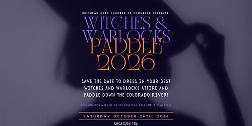 Witches & Warlocks Paddle 2026 - Save the Date!