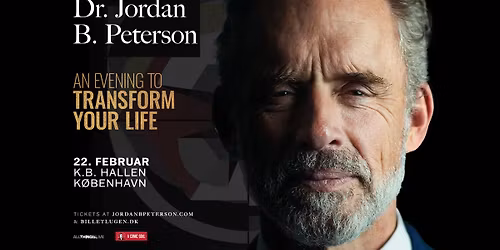 DR. JORDAN B. PETERSON - AN EVENING TO TRANSFORM YOUR LIFE - K.B. HALLEN 22. FEBRUAR