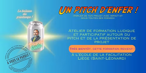 Atelier de formation ludique et participatif : Le pitch et la pr\u00e9sentation de projet