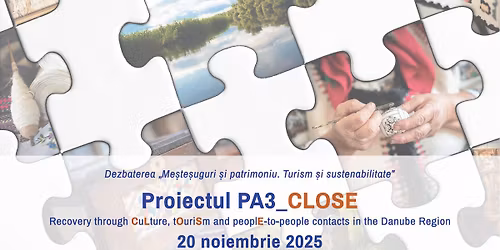 Me\u0219te\u0219uguri \u0219i patrimoniu. Turism \u0219i sustenabilitate