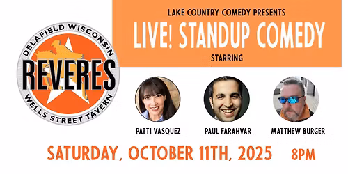 Live Standup Comedy @ Revere's
