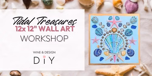 BRAND NEW! Tidal Treasures 12 x 12" Wall Art