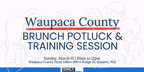 Waupaca Brunch Potluck & Training Session